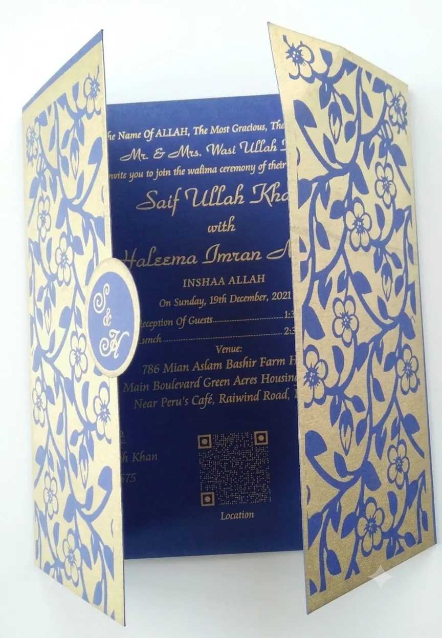 Nikah Invitation Card